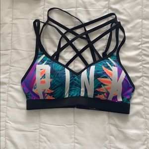 ultimate push up tropical sports bra